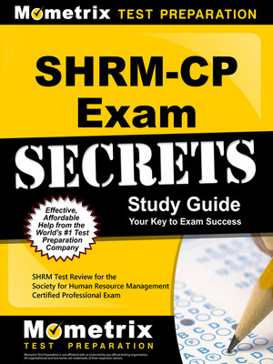 cover image of SHRM-CP Exam Secrets Study Guide